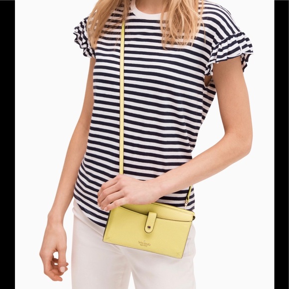 Katespade jackson small tab crossbody (Limelight) - Picture 2 of 5